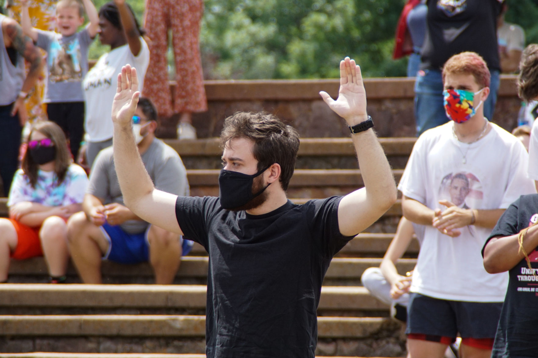 Hands up